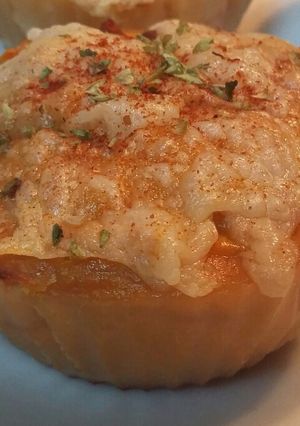 Una foto de Pastelitos de setas con patatas