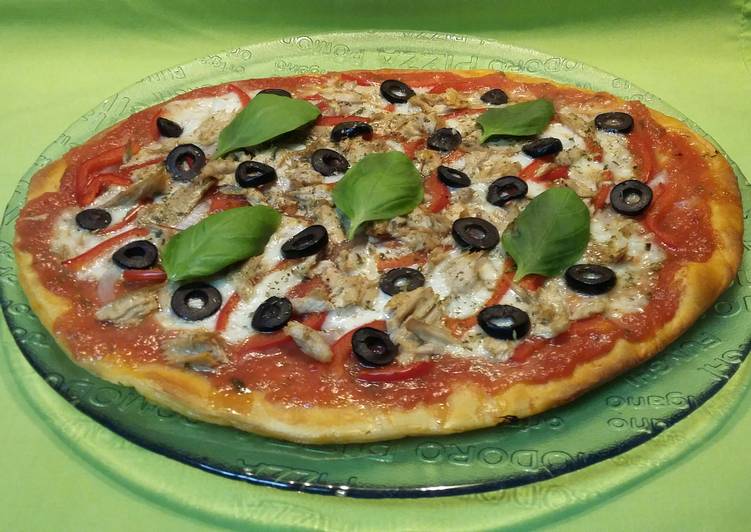 Pizza artesana de melva