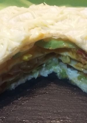 Una foto de Enchilada mexicana pa' ti y pa' tu hermana