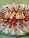Endibias con mejillones 