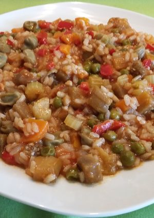 Una foto de Arroz campesino 