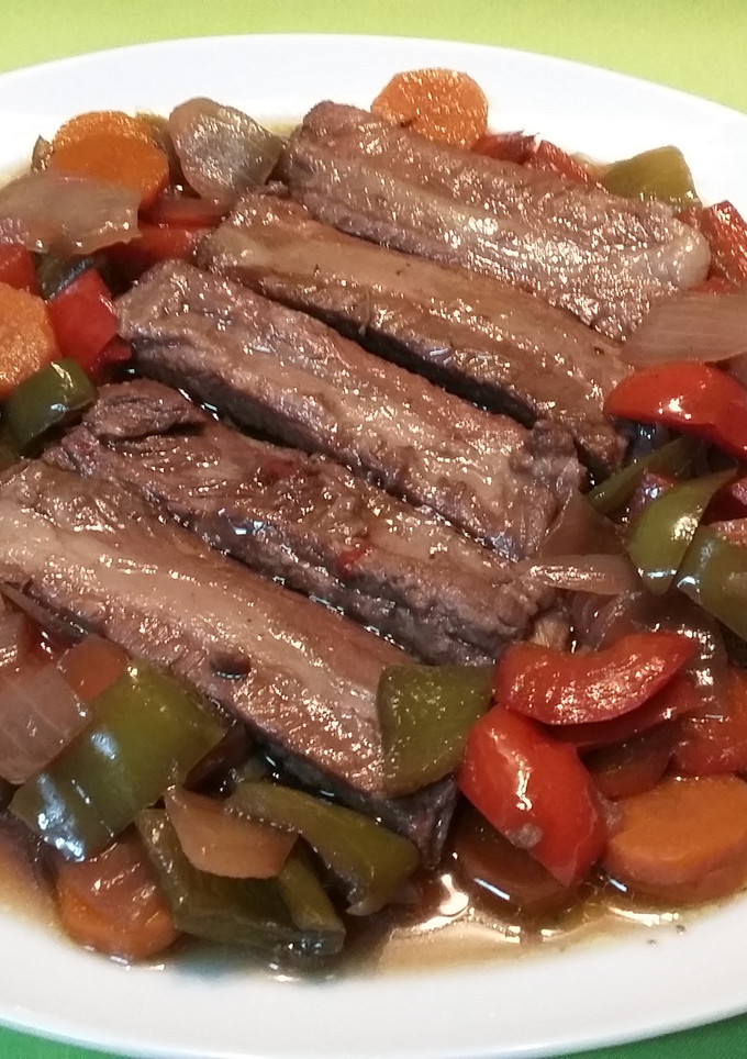 Una foto de Costillas agridulces 