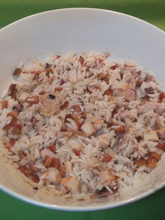 Una foto de Aliño marinero de arroz basmati