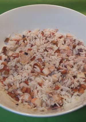 Una foto de Aliño marinero de arroz basmati