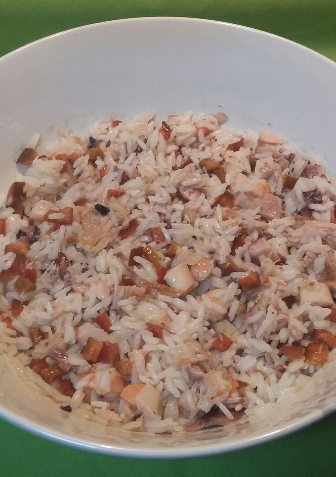 Una foto de Aliño marinero de arroz basmati