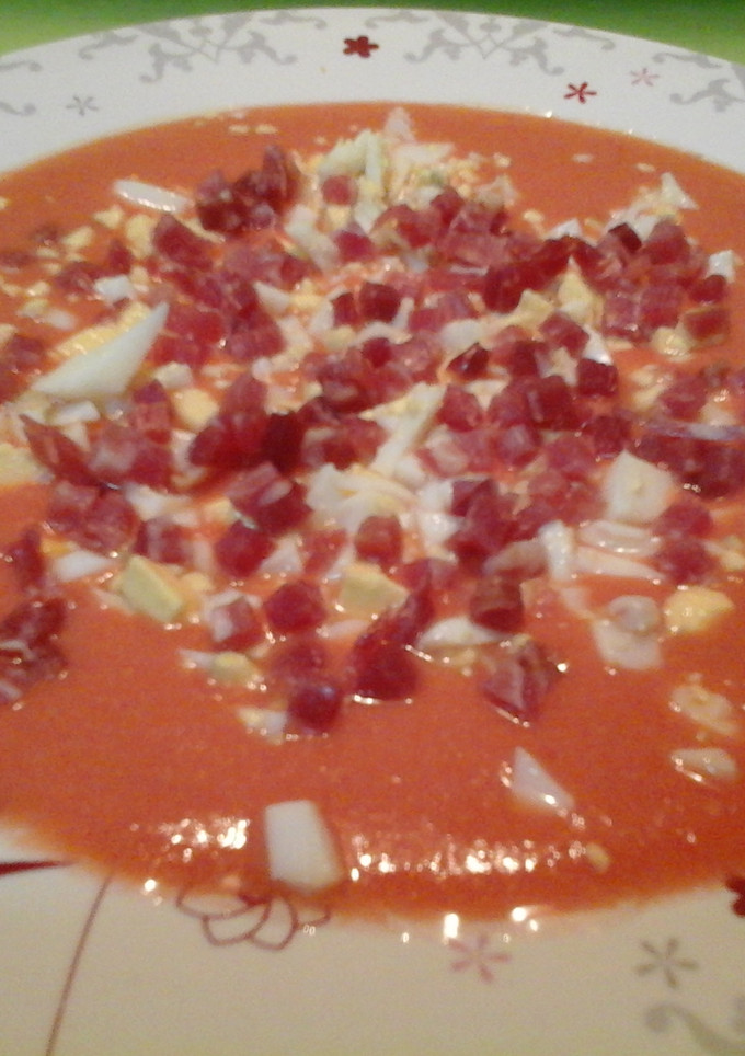 Una foto de Salmorejo especial
