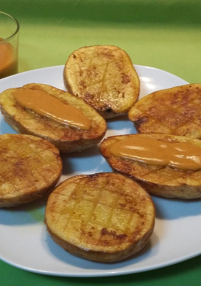 Una foto de Patatas asadas picantonas