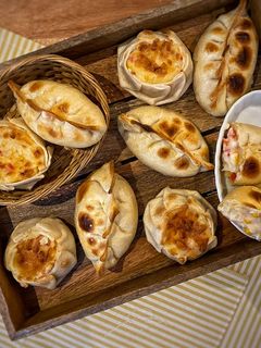 Una foto de Empanadas de elote (humita)