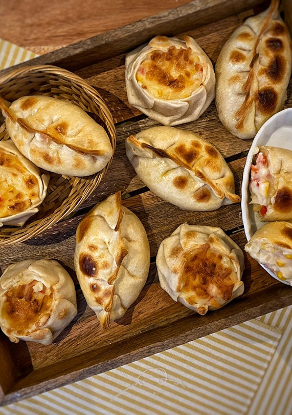 Una foto de Empanadas de elote (humita)