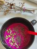 Smoothies Buah Naga + Oat