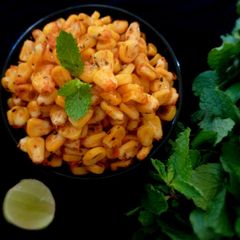 A picture of Masala corn.