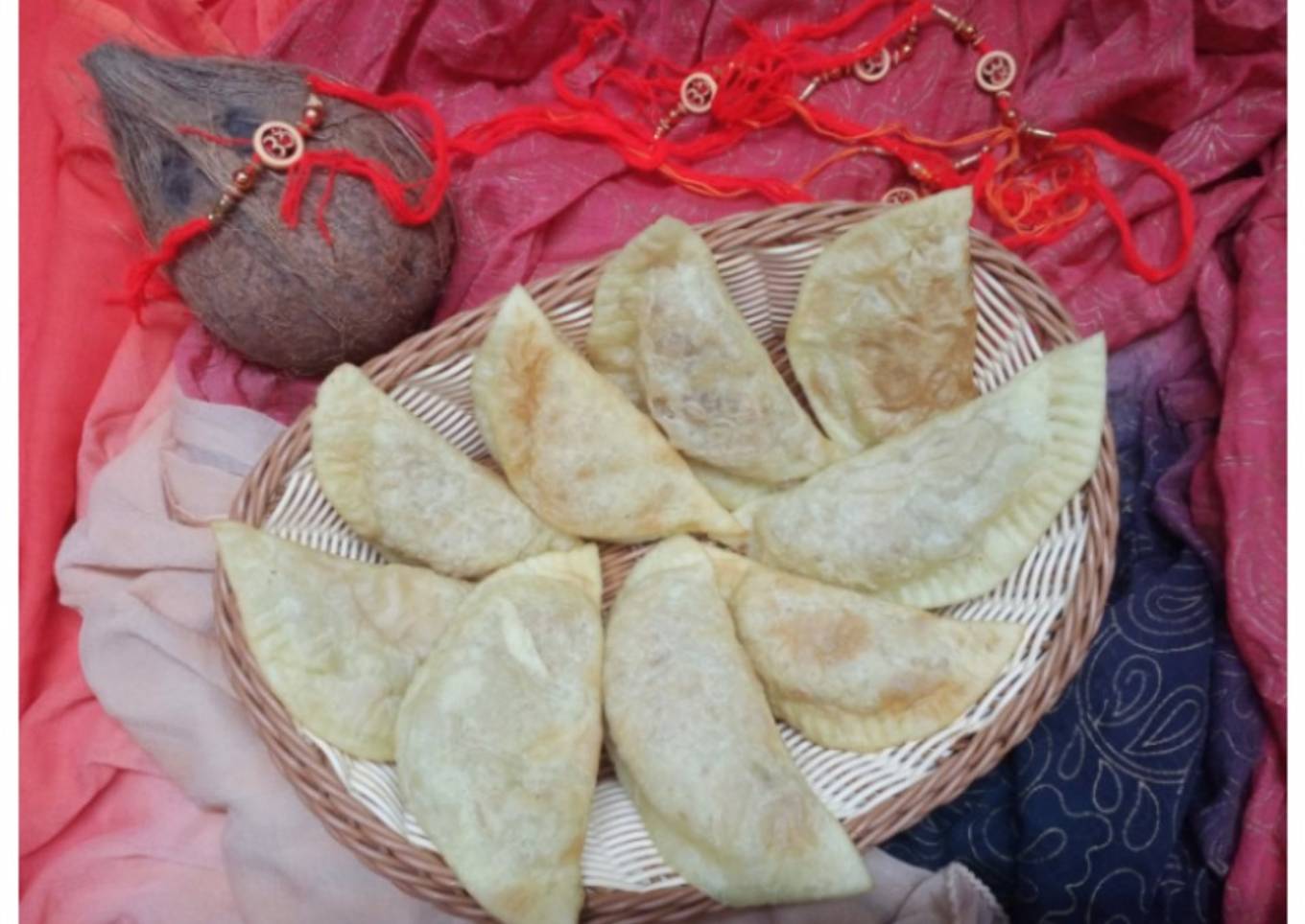 Coconut Karanji (Purnyaa)