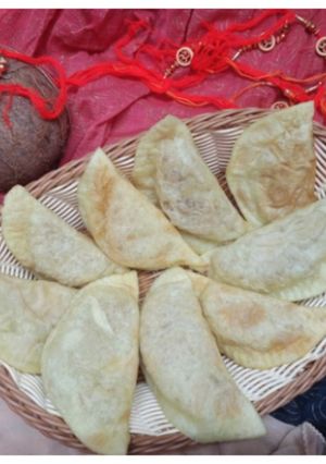 A picture of Coconut Karanji (Purnyaa).