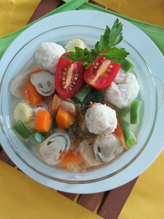 Foto resep Sup Jamur Bola Ayam