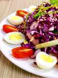 Salad Bắp Cải Tím Trộn Xốt Mè Đen