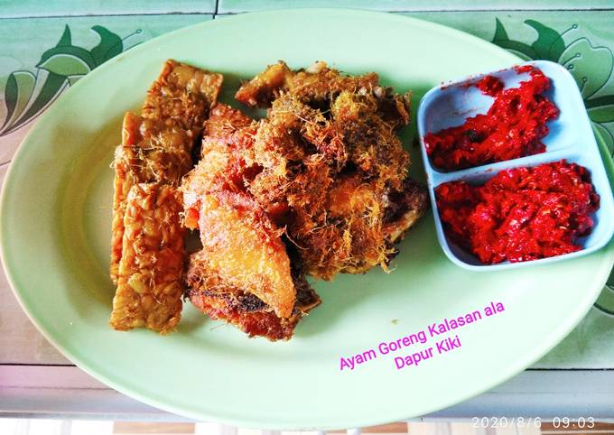 Panduan Masakan Resep Ayam Goreng Kalasan