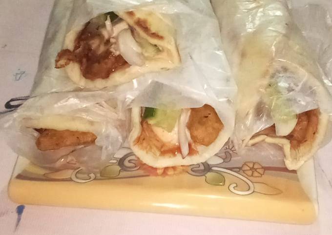 Recipe of Favorite Zinger Shawarma&#39;s