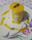Panacotta de coco con coulis de piña