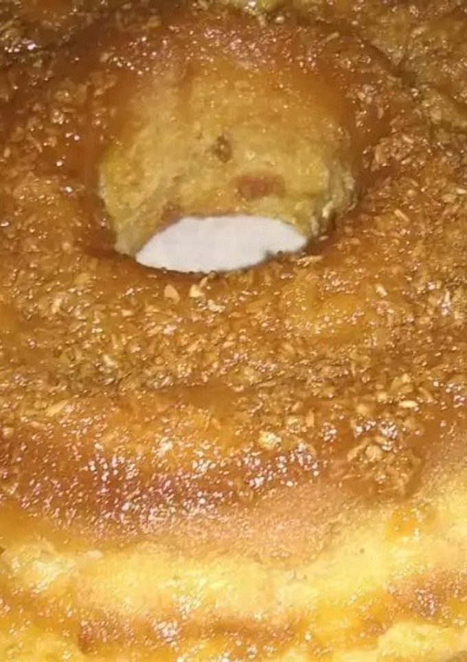 Una foto de Budín de pan😊