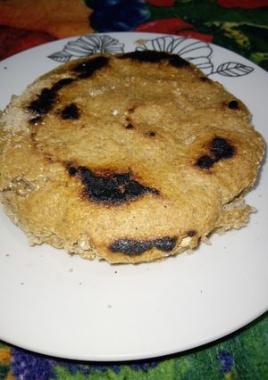 Una foto de Pan integral y de avena al sartén