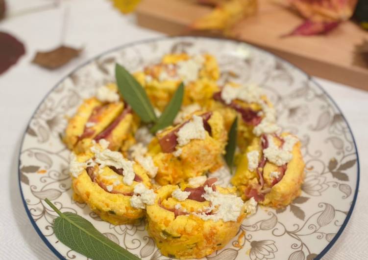 Simple Way to Make Favorite Rotolo di frittata alla zucca e speck