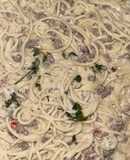 Creamy Minced Meat Spaghetti