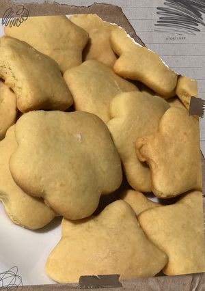 Una foto de Galletas de vainilla con un toque de sabor a limón 🥰