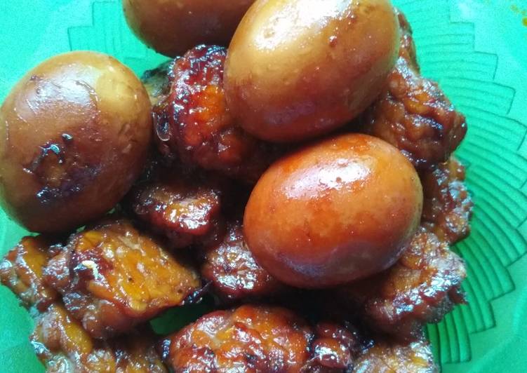 Tempe Telur Bacem