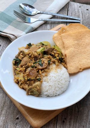 Foto resep Nasi Gila (Bakso & Ati Ampela Ayam)