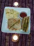 Green peas sandwich