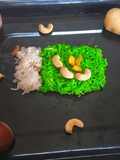 Green flag shaped Zarda