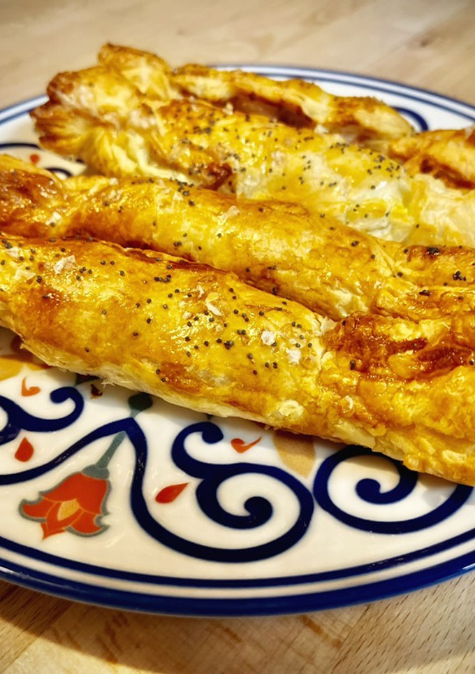 Una foto de Hojaldritos de gambas (en airfryer)