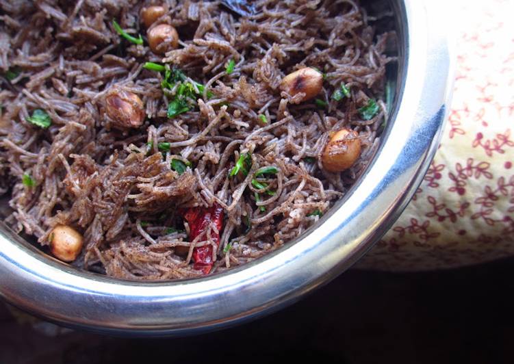 Easiest Way to Prepare Ultimate Surprises come in a small packages - Ragi Vermicelli Upma