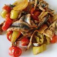 Anchovy with Vegetables in Oven