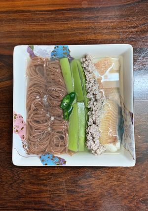 Hình của món Canh bầu nấu thịt băm [Eat clean - Lose weight].