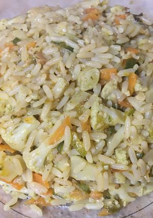 Una foto de Arroz de coliflor
