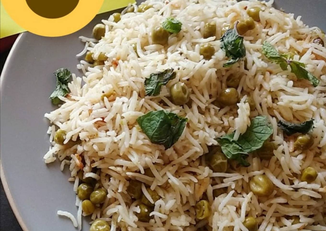 Mattar pulao