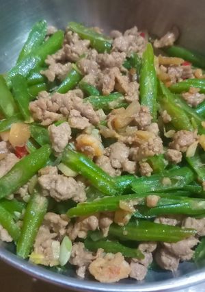 Foto resep Buncis daging cincang