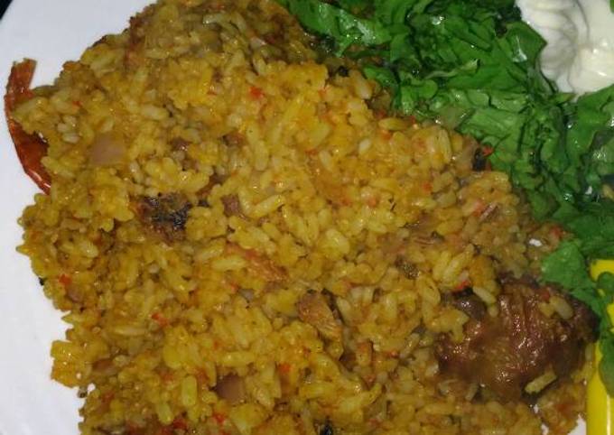 How to Make Speedy Palmoil rice