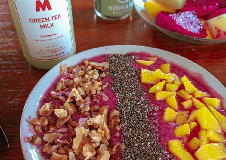 Cara Gampang Membuat Smoothies bowl (simple real food recipe), Bisa Manjain Lidah