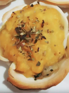 Una foto de Canastitas de choclo y queso