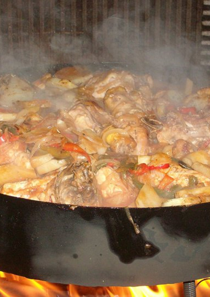 Una foto de Pollo al disco