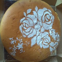 A picture of Vanilla Cake #Authormarathon.