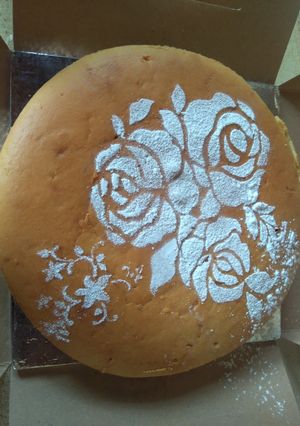 A picture of Vanilla Cake #Authormarathon.