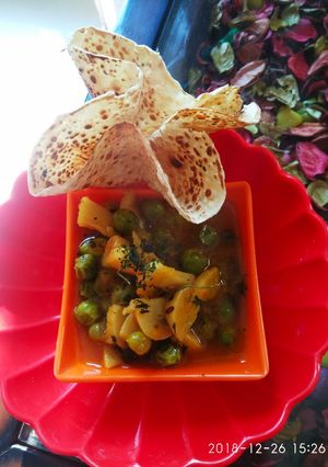 A picture of Mushroom matar.