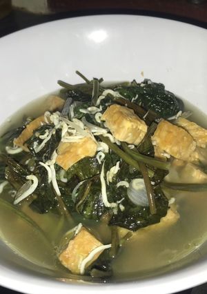 Foto resep Cah kangkung tempe teri