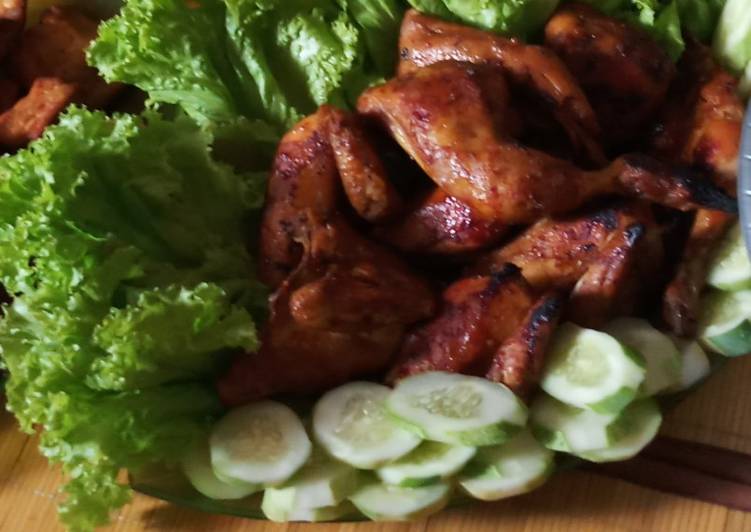 10 Resep: Ayam bakar manis pedas Anti Gagal!
