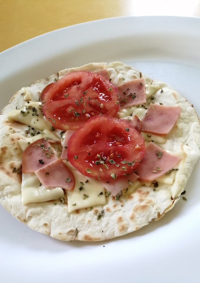 Una foto de Pizza en sartén