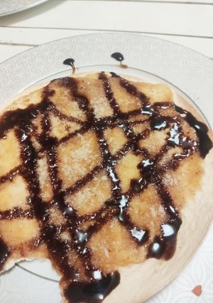 Une photo de Wrap sucré compote de pomme aux épices