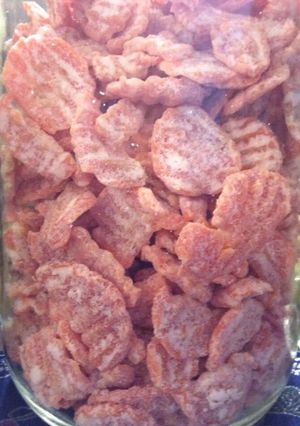 Hình của món Mứt cà rốt truyền thống.